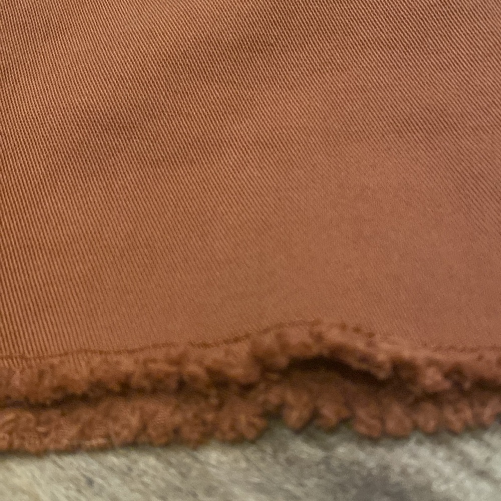 Prana rust colored fray shorts size 2 - Picture 2 of 11